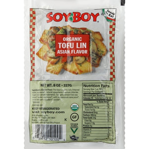 Soy Boy Tofu Lin Organic Asian Flavor 6/8 OZ [UNFI #0165860] [ebt]