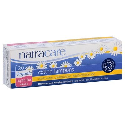 Natracare Tampons Cotton Organic Super Plus 1/20 CT [UNFI-CARLISLE #129338]