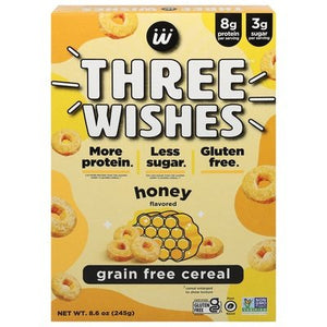 Three Wishes Cereal Grain Free Honey Flavored 6/8.6 OZ [UNFI #2523512] [ebt]