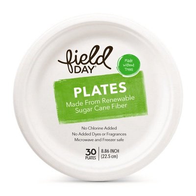 Field Day Renew Sugar Cane Fiber Plates 10/30 CT [UNFI #2710606]
