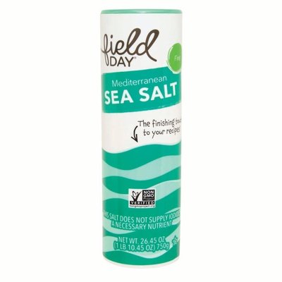 Field Day Sea Salt Mediterranean Fine 20/26.5 OZ [UNFI #642306] [ebt]