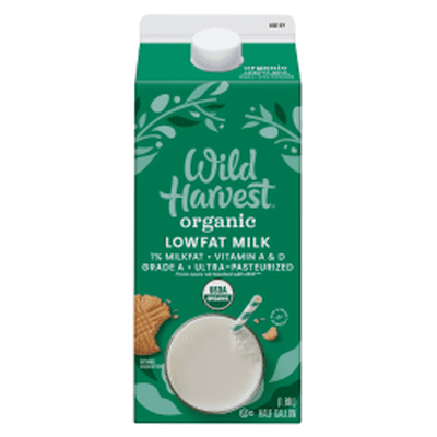 Wild Harvest Low Fat Ultra Pasturized Milk 6/64 OZ [UNFI #2970234] [ebt]