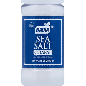 Badia Spices Sea Salt Coarse 6/9.5 OZ [UNFI #02252765] [ebt]