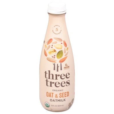 Three Trees Oatmilk Oat & Seed Organic 6/28 OZ [UNFI #2689107] [ebt]