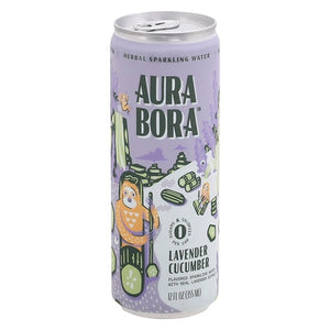 Aura Bora Sparkling Water Lavender Cucumber 12/12 OZ [UNFI #2610822] [ebt]