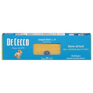Dececco Angel Hair No. 9 Slow Dried 20/16 OZ [UNFI #223743] [ebt]