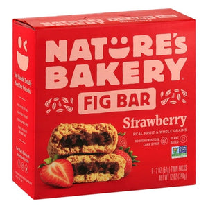 Natures Bakery Fig Bar Strawberry 6/6/2 OZ [UNFI #2136208] [ebt]