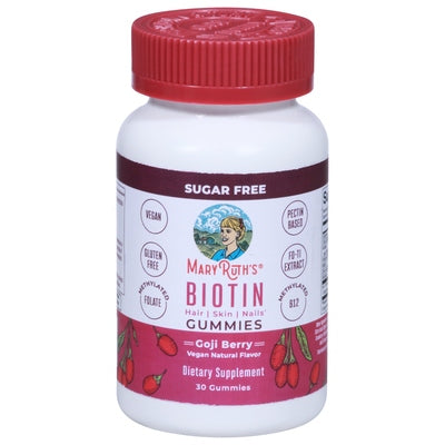 Mary Ruths Biotin Goji Berry Gummies 1/30 CT [UNFI-CARLISLE #2967313]