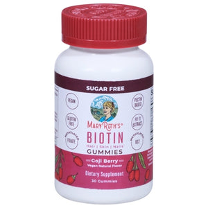 Mary Ruths Biotin Goji Berry Gummies 1/30 CT [UNFI-CARLISLE #2967313]