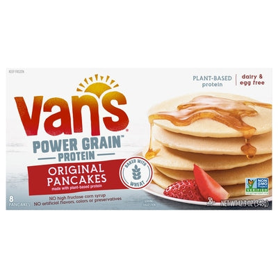 Vans International Foods Pancakes Original Protein 12/12.4 OZ [UNFI #2555993] [ebt]
