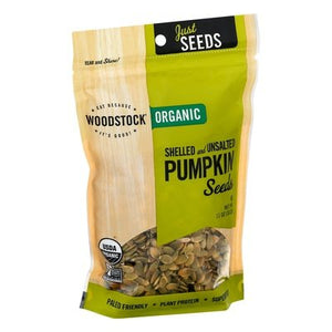 Woodstock Pumpkin Seeds Organic Shelled And Unsalted 8/11 OZ [UNFI #1081934] [ebt]