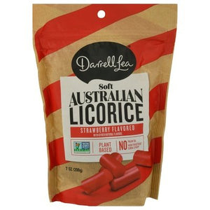 Darrell Lea Australian Licorice Strawberry Flavored Soft 8/7 OZ [UNFI #863985] [ebt]