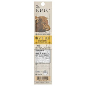 Epic Ground & Formed Meat Strip Wagyu Beef Steak Strip 20/.8 OZ [UNFI-CARLISLE #2063022] [ebt]