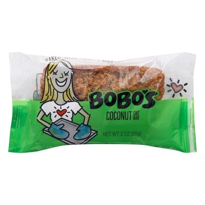 Bobos Oat Bars Oat Bar Coconut 12/3 OZ [UNFI #0182618] [ebt]