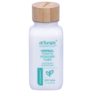 Dr Tung Tooth Powder Tabs Spearmint Herbal 3/100 CT [UNFI-CARLISLE #2932846]