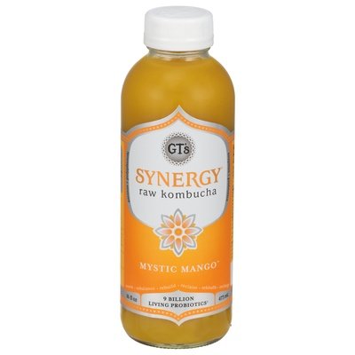 Gts Raw Kombucha Mystic Mango 12/16 OZ [UNFI #2273480] [ebt] D