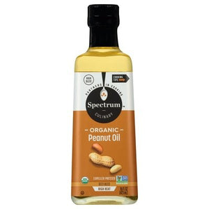 Spectrum Naturals Organic Peanut Oil 12/16 OZ [UNFI #0516088] [ebt]
