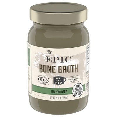 Epic Bone Broth Jalapeno Beef 6/14 OZ [UNFI #2120632] [ebt]