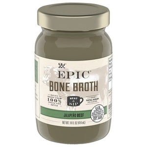 Epic Bone Broth Jalapeno Beef 6/14 OZ [UNFI #2120632] [ebt]