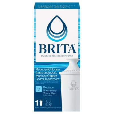 Brita Replacement Filter Standard 1/CT [UNFI-CARLISLE #0469361]
