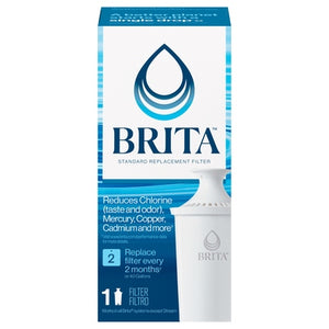 Brita Replacement Filter Standard 1/CT [UNFI-CARLISLE #0469361]