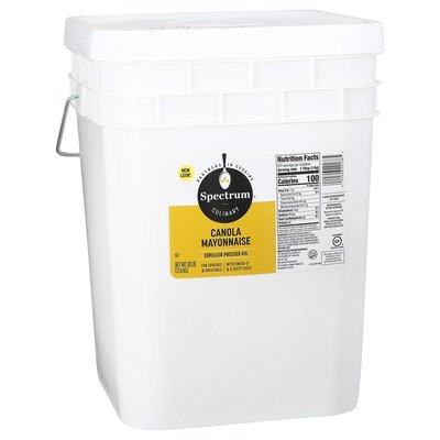 Spectrum Naturals Mayonnaise Canola 30 Lb [UNFI #0326520] [ebt]