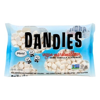 Dandies Marshmallows Vegan Vanilla Flavored Mini 12/10 OZ [UNFI #1523323] [ebt]