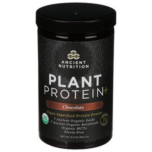 Ancient Nutrition Plant Protein+ Chocolate 1/12.5 OZ [UNFI-CARLISLE #2575595]