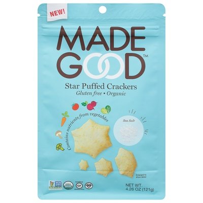 Made Good Crackers Star Puffed 6/4.26 OZ [UNFI #2805554] [ebt]