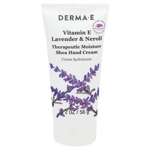 Derma E Hand Cream Therapeutic Moisture Shea Vitamin E Lavender & Neroli 2 OZ [UNFI #1256320] T