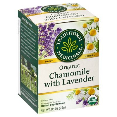 Traditional Medicinals Herbal Supplement Organic Chamomile With Lavender Tea Bags 6/16 BG [UNFI #673806] [ebt]