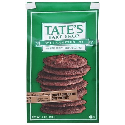 Tates Bake Shop Cookies Double Chocolate Chip 12/7 OZ [UNFI #1187723] [ebt]