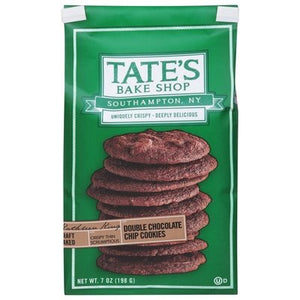Tates Bake Shop Cookies Double Chocolate Chip 12/7 OZ [UNFI #1187723] [ebt]