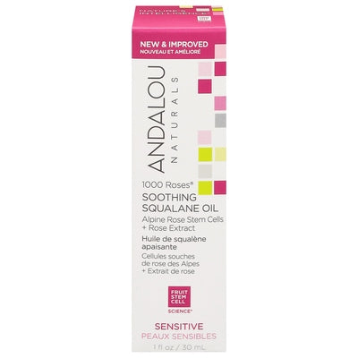 Andalou Naturals Squalane Oil Soothing Sensitive 1/1 OZ [UNFI-CARLISLE #2838993]