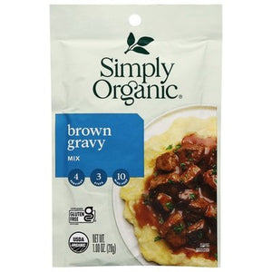 Simply Organic Gravy Mix Brown 12/1 OZ [UNFI #916189] [ebt]