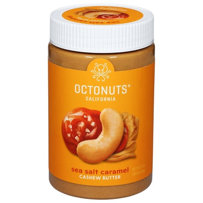 Octonuts Cashew Butter Sea Salt Caramel 8/16 OZ [UNFI #02937688] [ebt]
