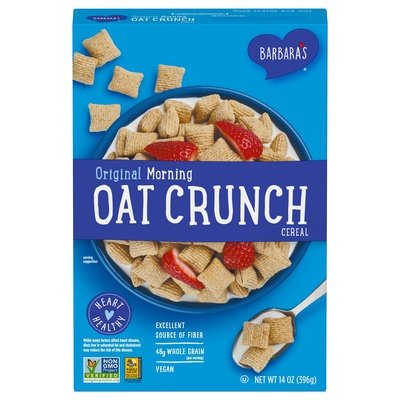 Barbaras Cereal Original Morning Oat Crunch 12/14 OZ [UNFI #518464] [ebt]