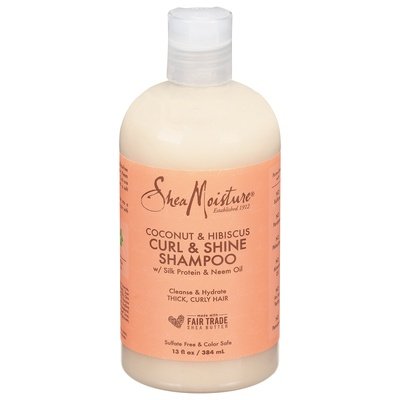Shea Moisture Shampoo Curl & Shine Coconut & Hibiscus 1/13 OZ [UNFI-CARLISLE #2947216]