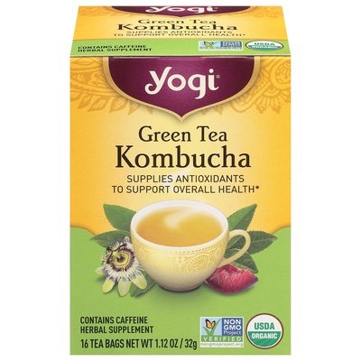 Yogi Green Tea Kombucha Tea Bags 6/16 Bag [UNFI #0355362] [ebt]