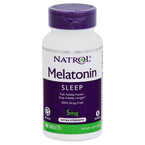 Natrol Melatonin Extra Strength 5 Mg Time Release Tablets 100 Tab [UNFI #0921205]