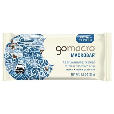 Gomacro Macrobar Oatmeal Chocolate Chip 12/2.3 OZ [UNFI-CARLISLE #2418200] [ebt]