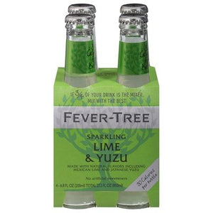 Fever-Tree Soda Lime & Yuzu Sparkling 6/4/6.8 OZ [UNFI #2686814] [ebt]