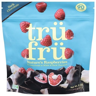 Tru Fru Natures Raspberries Dark Chocolate 6/8 OZ [UNFI #2507630] [ebt]