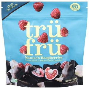 Tru Fru Natures Raspberries Dark Chocolate 6/8 OZ [UNFI #2507630] [ebt]