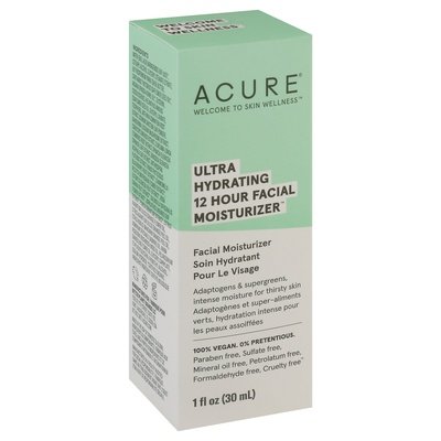 Acure Facial Moisturizer 12 Hour Ultra Hydrating 1/1 OZ [UNFI-CARLISLE #2532968]
