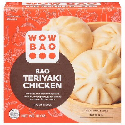 Wow Bao Bao Teriyaki Chicken 8/10 OZ [UNFI #3002151] [ebt]