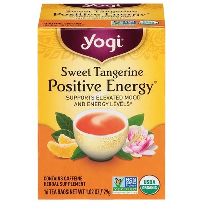 Yogi Herbal Supplement Sweet Tangerine Caffeine Free Tea Bags 6/16 BAG [UNFI #1118876] [ebt]