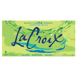Lacroix Sparkling Water Lime 3/8/12 OZ [UNFI #1246354] [ebt] D