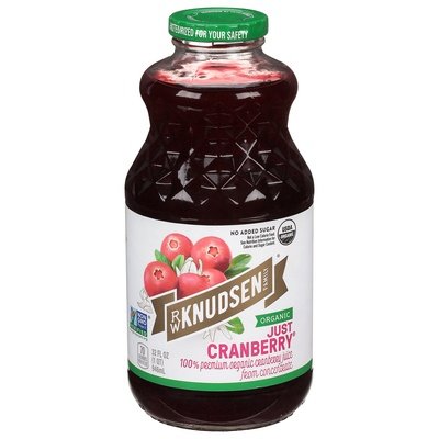 R W Knudsen Family Juice Organic Just Cranberry 6/32 OZ [UNFI #2113280] [ebt]