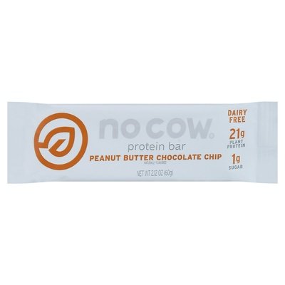No Cow Protein Bar Peanut Butter Chocolate Chip 12/2.12 OZ [UNFI-CARLISLE #1769637] [ebt]